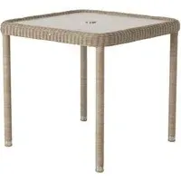 Haverhill Square Dining Table - Natural Pistachio, Glass