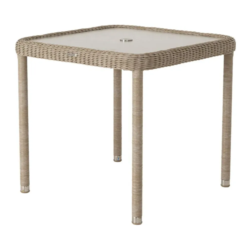 Haverhill Square Dining Table - Natural Pistachio, Glass