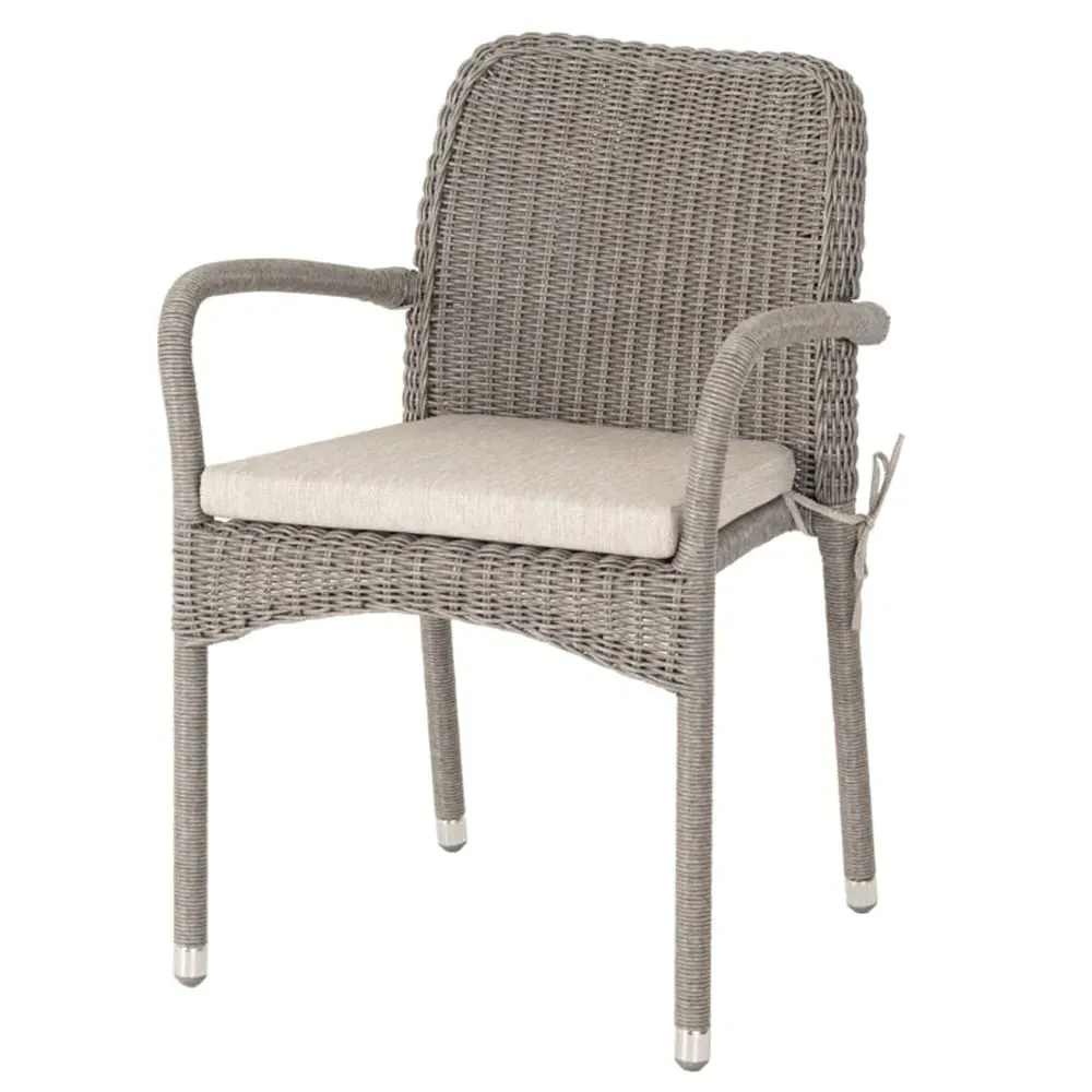 Haverhill Stacking Garden Armchair - Grey Dusk, Rattan image