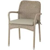Haverhill Stacking Garden Armchair - Natural Pistachio, Rattan