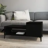 Hawitt Coffee Table with Storage - Black, Engineered Wood