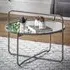 Hawley Round Coffee Table - Grey, Glass