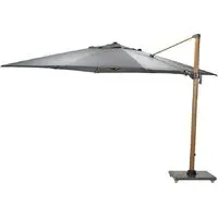 Hawo Cantilever Garden Parasol - Dark Grey, Polyester