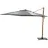 Hawo Cantilever Garden Parasol - Dark Grey, Polyester