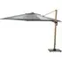 Hawo King Square Garden Parasol - Dark Grey, Polyester