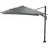 Hawo Lumen Garden Parasol with LED - Dark Grey, Polyester