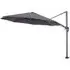 Hawo Round Garden Parasol - Dark Grey, Polyester