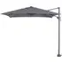 Hawo Square Garden Parasol - Dark Grey, Polyester