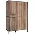 Haxtun 4-Door Wardrobe - Distressed Oak