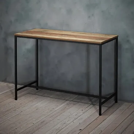 Haxtun Laptop Desk with Drawer - Distressed Oak