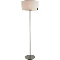 Hayfield Floor Lamp - Bronze, Fabric
