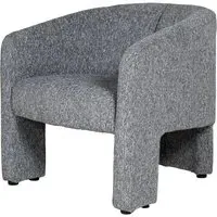 Hayward Fabric Accent Chair - Blue, Chenille