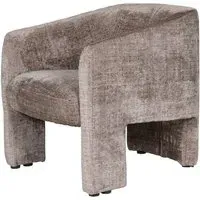 Hayward Fabric Accent Chair - Mink, Chenille