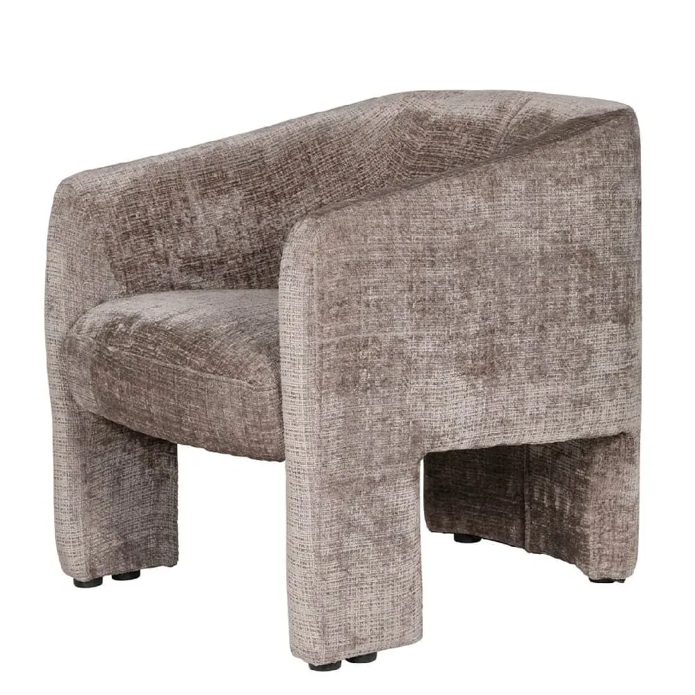 Hayward Fabric Accent Chair - Mink, Chenille