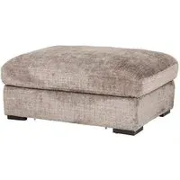 Hayward Fabric Ottoman with Storage - Mink, Chenille