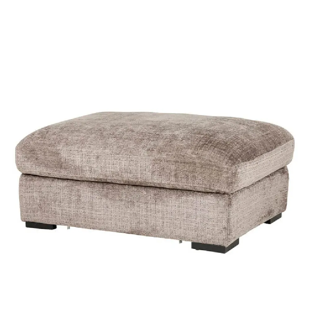 Hayward Fabric Ottoman with Storage - Mink, Chenille