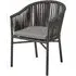 Hayward Outdoor Rattan Armchair - Dark Grey