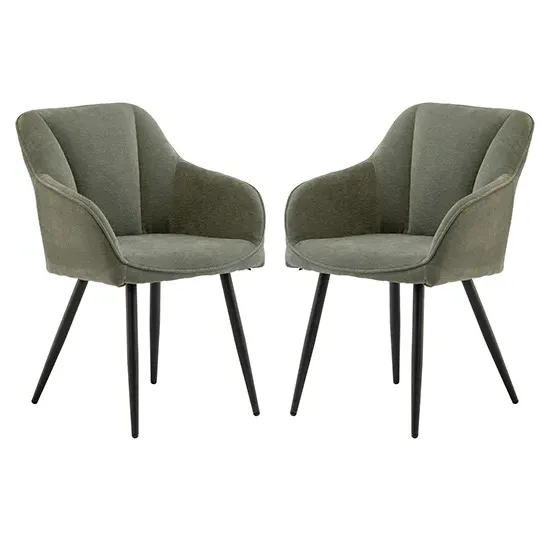 Hazen Pair of Dining Chairs - Mint Green, Fabric product
