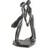 Heartbeat Iron Design Sculpture - Burnished Bronze