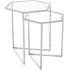 Heber Hexagonal Nest of 2 Tables - Silver, Steel