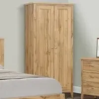 Hebron 2-Door Wardrobe - Oak