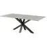Hebron Dining Table - Grey, Ceramic