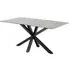 Hebron Large Dining Table - Grey, Ceramic