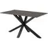 Hebron Small Dining Table - Black, Ceramic