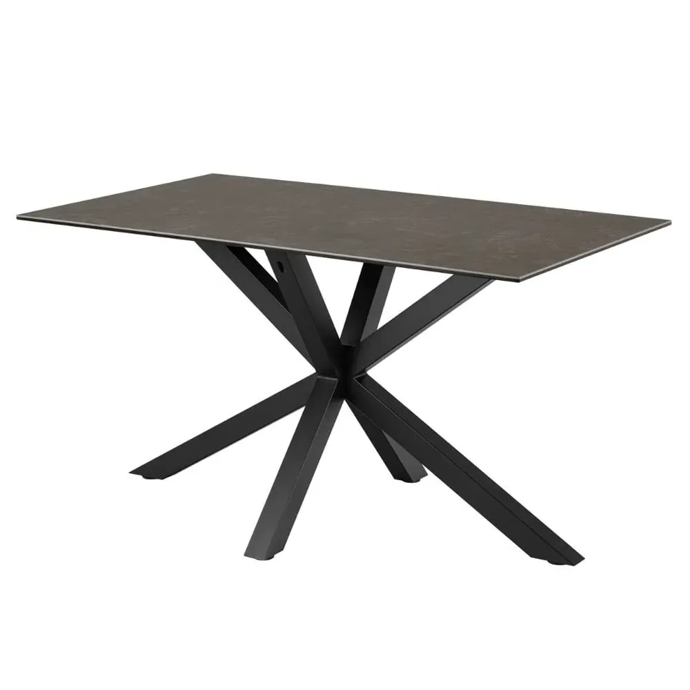 Hebron Small Dining Table - Black, Ceramic image