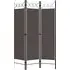 Hecate 3-Panel Room Divider - Anthracite, Fabric