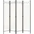 Hecate 4 Panel Room Divider - Cream White, Fabric