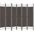 Hecate 6-Panel Room Divider - Anthracite, Fabric