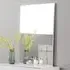 Helena High Gloss Dressing Table Mirror - White, MDF