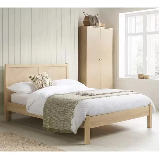 Helena King Size Bed Frame - Oak
