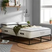 Helsinki Double Mattress - White, Fabric