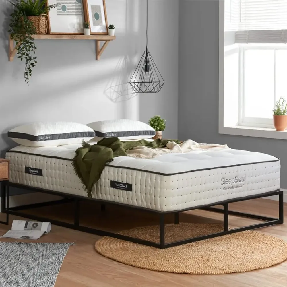 Helsinki Double Mattress - White, Fabric