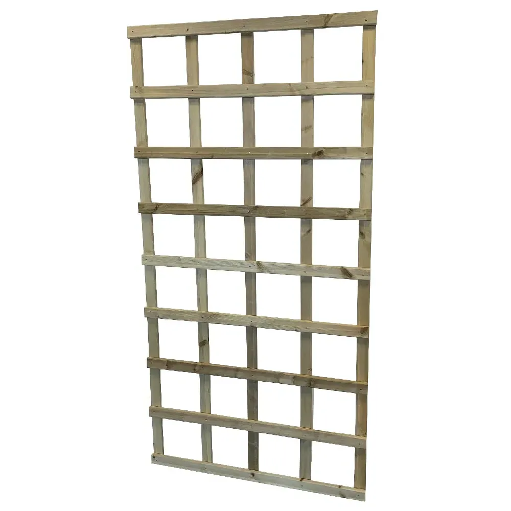 Helsinki Large Garden Trellis 6FT - Natural, Wood