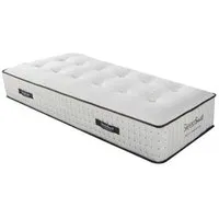 Helsinki Single Mattress - White, Fabric