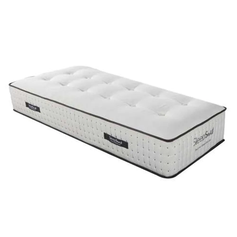 Helsinki Single Mattress - White, Fabric
