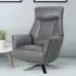 Hendon Electric Recliner Chair with Swivel - Iron, Leather