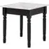 Henova Square Side Table - White, Marble