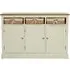 Henrik 3-Door Sideboard with Storage - Cream, MDF