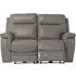 Henrika 2-Seater Electric Recliner Sofa - Grey, Faux Leather