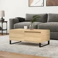 Henry Coffee Table with Storage - Grey, Sonoma Oak