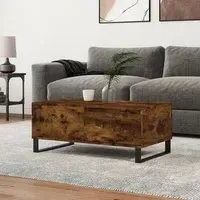 Henry Coffee Table with Storage - Smoked Oak