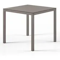 Henry Glass Square Dining Table - Turtle Dove