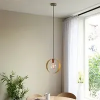 Hepo Ceiling Pendant Light - Brushed Brass
