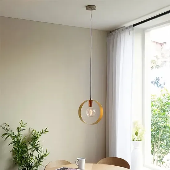 Hepo Ceiling Pendant Light - Brushed Brass image