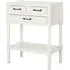 Heritox 3 Drawer Console Table - White, Pine Wood