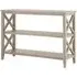 Heritox 3-Shelf Bookcase - Weathered Natural, Pine Wood